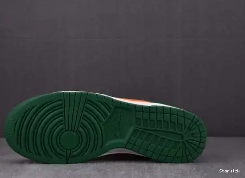DD1391-300 Low Dunk Hurricanes Miami Nike 0706